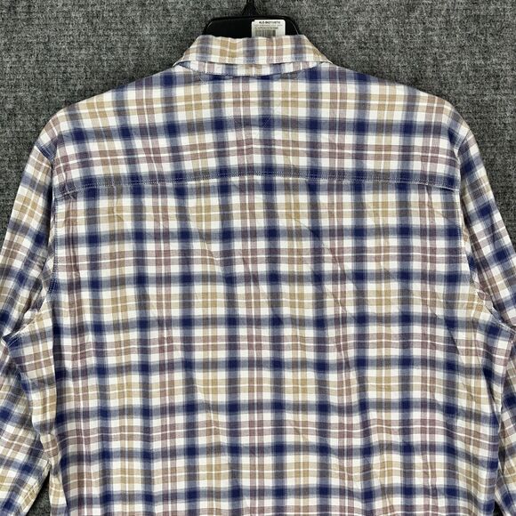 Tommy Hilfiger Shirt Mens Extra Large Button-Down Long-Sleeve Custom Fit‎ Plaid - Picture 5 of 14